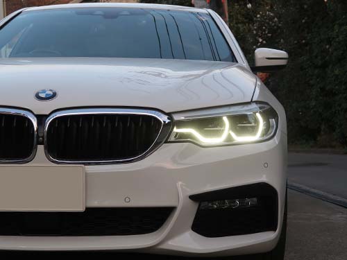 助手席側デイライトは明るさ・白さともにしっかり復活