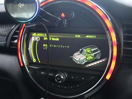 MINI F56 クーパーS SPORTモード