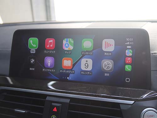 BMW X3 G01 フルスクリーンCarPlay