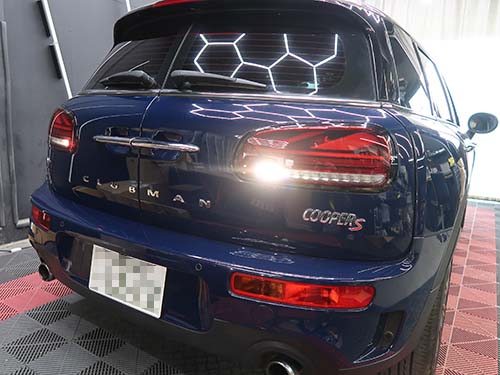 LCIブラックライン仕様ユニオンジャックテールライト後付装着