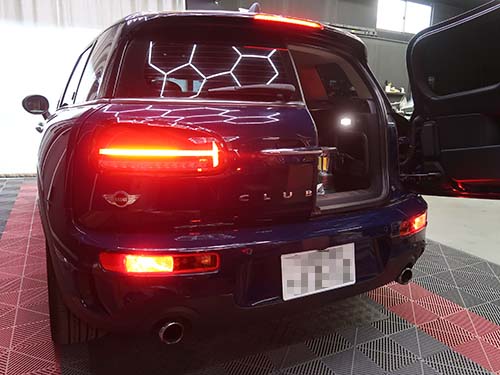 LCIブラックライン仕様ユニオンジャックテールライト後付装着