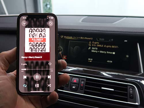 BMW 7シリーズ F01 ヘッドユニット修理｜NO SIGNALを純正中古品へ交換