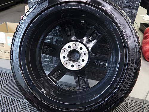 アルミホイールの洗浄