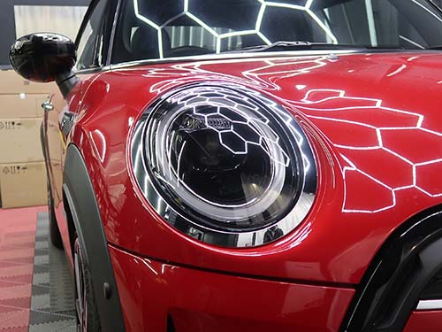 ダイヤモンドスウェル製プロテクションフィルム(ブラックグレイ)を施工