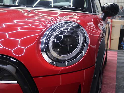 ダイヤモンドスウェル製プロテクションフィルム(ブラックグレイ)を施工