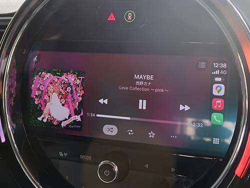 約5年間使い慣れたCarPlayが、さらに快適な表示環境へ進化