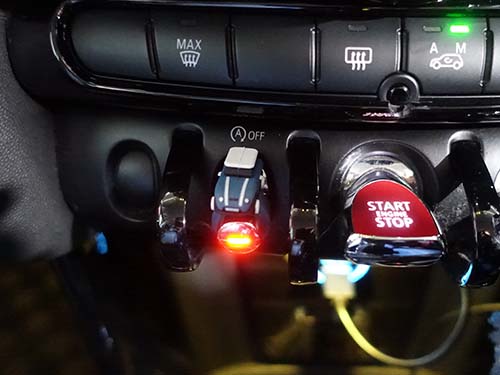 エンジン始動時にアイドリングストップのオフ設定