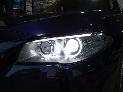 ロービーム／ハイビーム点灯確認