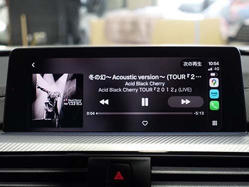 BMW 4シリーズグランクーペ F36 フルスクリーン カープレイを有効化