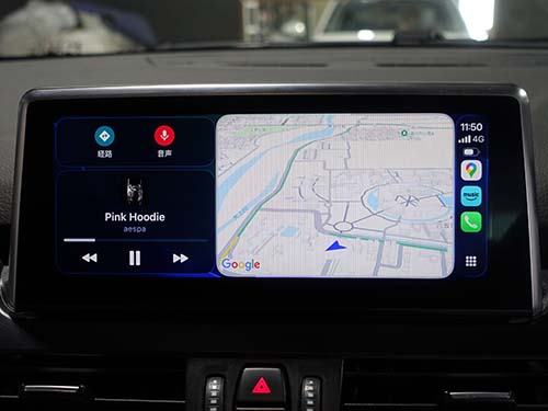 BMW 2シリーズアクティブツアラー F45 フルスクリーン カープレイ有効化