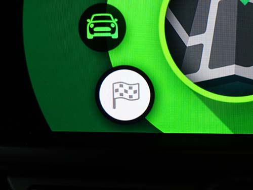 MINI クラブマン F54 盗難防止モードでプロテクトされ純正ナビの地図が表示されない状態