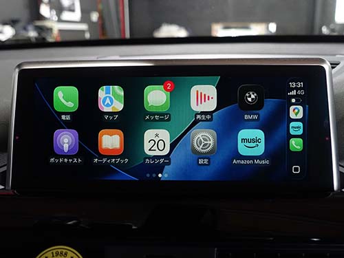 BMW X1 F48 フルスクリーン カープレイ有効化