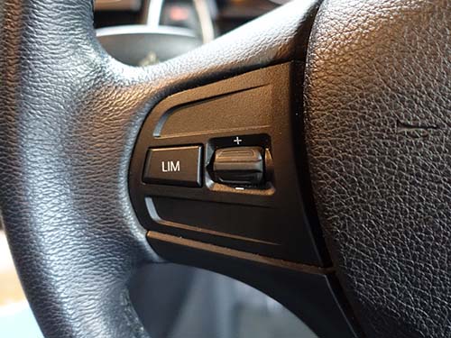 LIM（スピードリミッター）スイッチのみが装備されている仕様