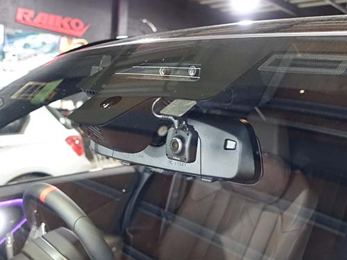 新型BMW X3 G45 デジタルミラー＆レーダー探知機装着