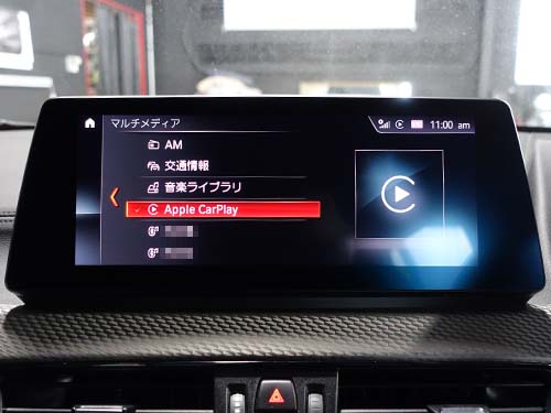 認証コード方式を用いることで純正機能としてCarPlayを有効化