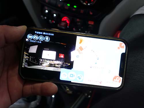 専用アプリで映像確認・設定変更が可能