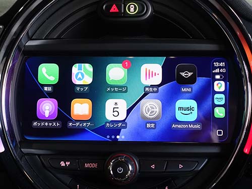 純正Apple CarPlay認証コード方式で有効化