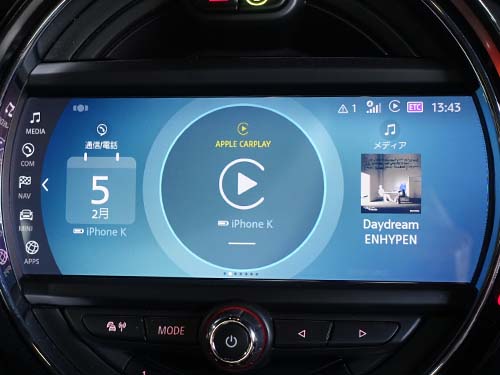 純正Apple CarPlay認証コード方式で有効化