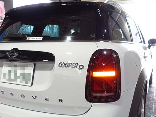 配線作業およびコーディング施工して正しい点灯パターン