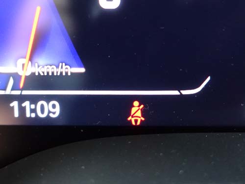 シートベルト非装着時の警告音無効化