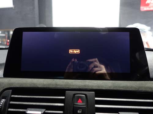 BMW F31 NO SIGNAL 表示
