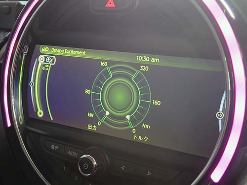 純正ドライビングモード機能を回転リング仕様で後付装着