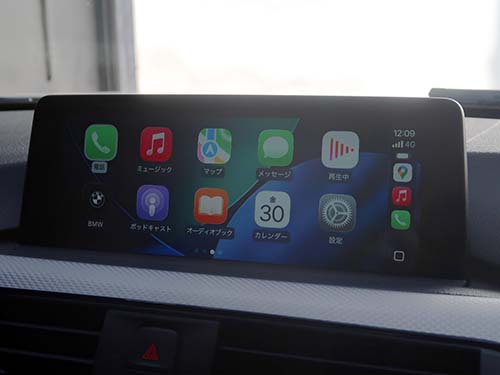 BMW 3シリーズツーリング F31 カープレイ フルスクリーン表示で有効化