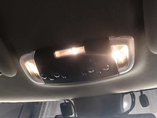 ミニ F55 LEDルームライト化｜純正エキサイトメントパッケージ後付装着