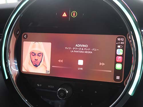 MINI F56 Wi-Fiアンテナ装着