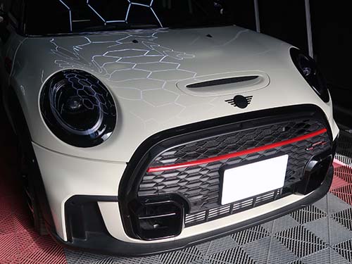MINI F56 ヘッドライト プロテクションフィルム施工