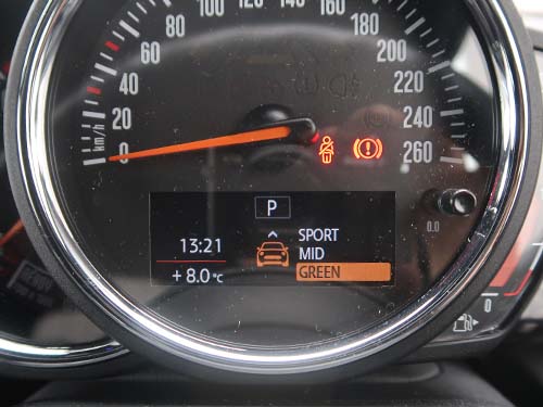 グリーンモード時アイドリングストップ強制オンの無効化