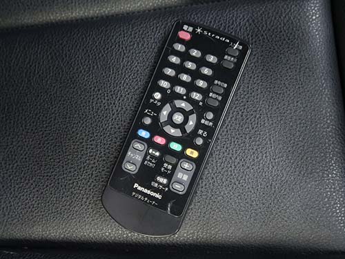 チャンネル操作はリモコン操作