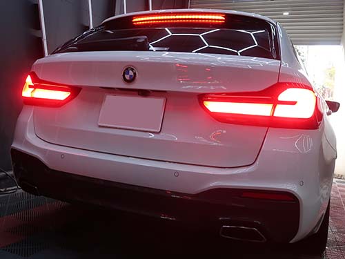 トランクリッド側テールライトもブレーキ発光する仕様