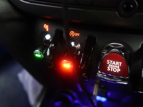 エンジン始動時にアイドリングストップのオフ設定