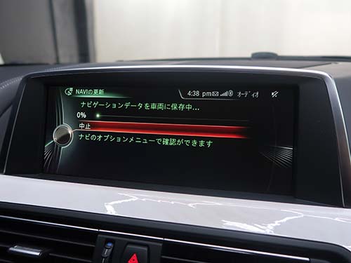 BMW 6シリーズグランクーペ F06 ナビ更新