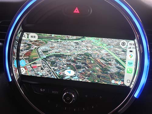 フルスクリーン表示でCarPlay