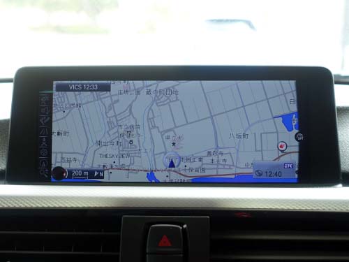 純正中古ヘッドユニット交換後の動作チェック|ナビ表示