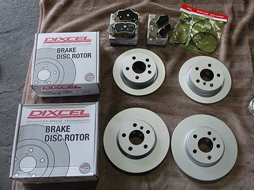 DIXCEL製ブレーキディスクローター(PD)&低ダストブレーキパッド(M)