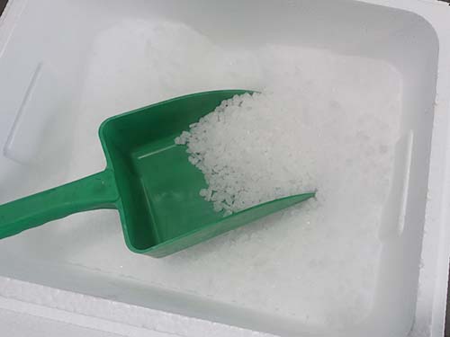 3mmサイズのドライアイスペレット