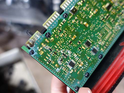 TMSモジュール本体に腐食あり