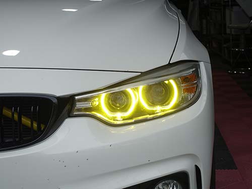 BMW F36 デイライト コーディング発光機能有効化