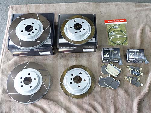 DIXCEL製ブレーキディスクローター&ブレーキパッド交換