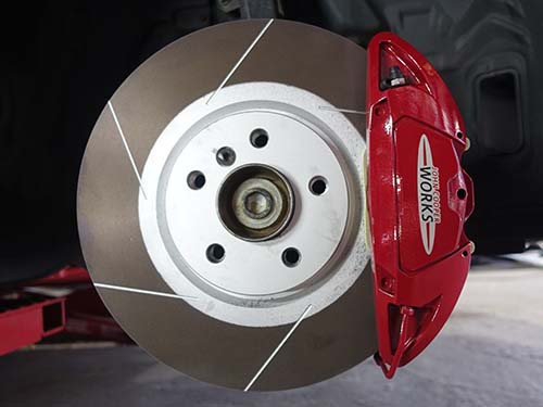 DIXCEL製ブレーキディスクローター&ブレーキパッド交換