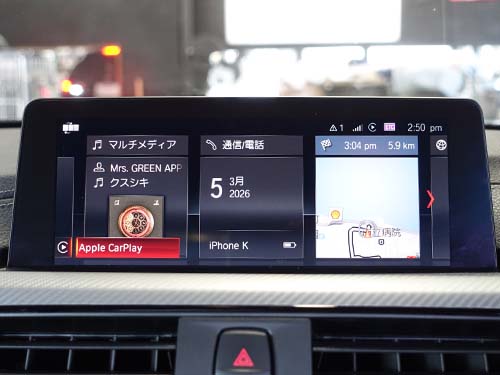 BMW 4シリーズクーペ(F32) CarPlay有効化