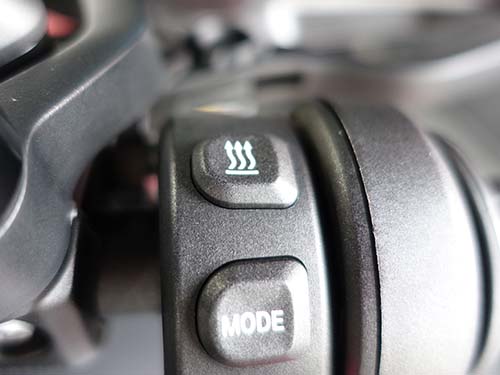 BMW R1250GS グリップヒーターを2段階から3段階へ変更