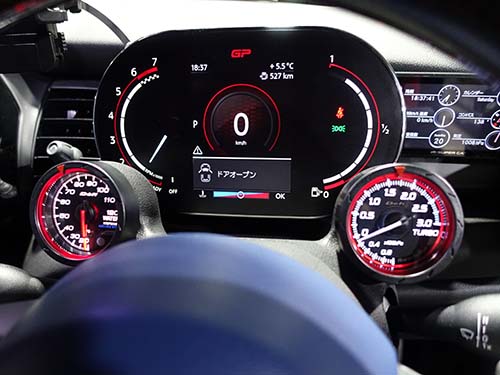 DuelL AG製メーターフロッグ＆Defi製メーターゲージ