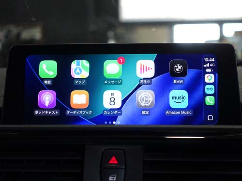 純正機能としてCarPlayが使用可能