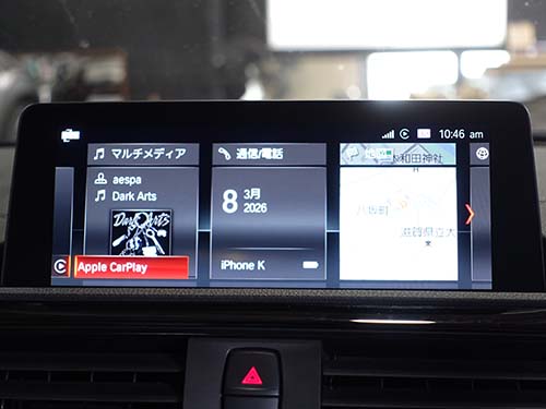 BMW 2シリーズクーペ(F22) CarPlay有効化
