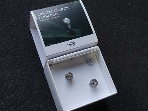 ドアロックピン クリスタルクラリティ(MINI純正アクセサリー)