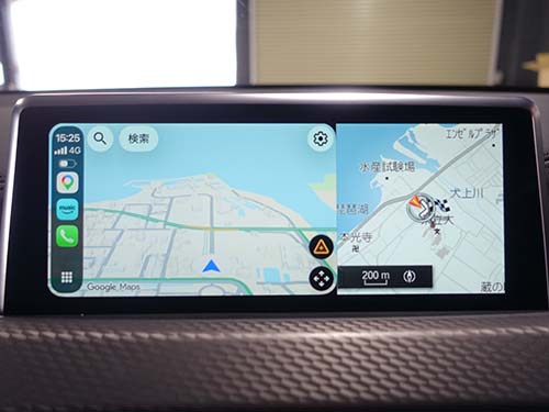 純正ナビと同等の操作性